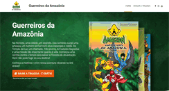 Desktop Screenshot of guerreirosdaamazonia.com.br