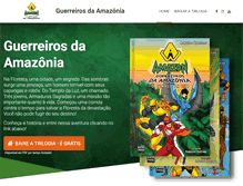 Tablet Screenshot of guerreirosdaamazonia.com.br